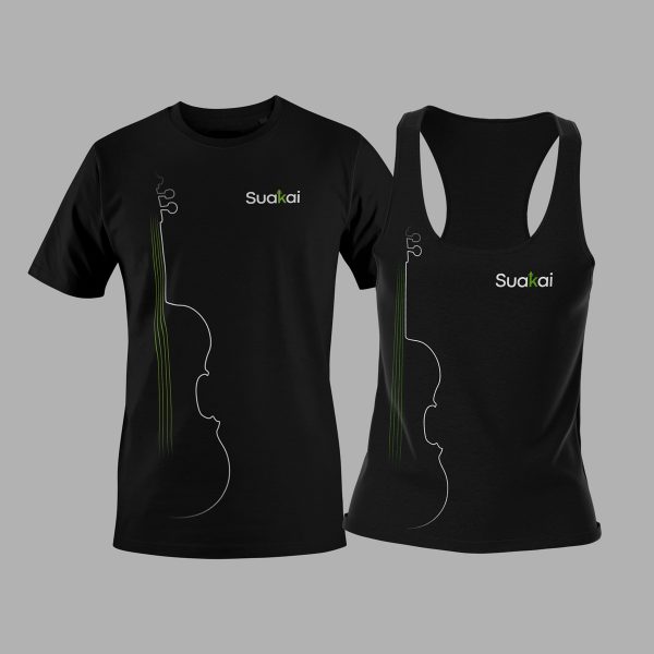 Camisetas negras de Suakai